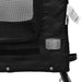 Remorcă bicicletă animale companie, negru, textil oxford/fier - WALTI WALTI