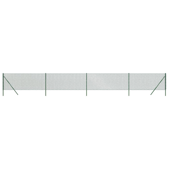Gard de plasă de sârmă, verde, 1x10 m - WALTI WALTI