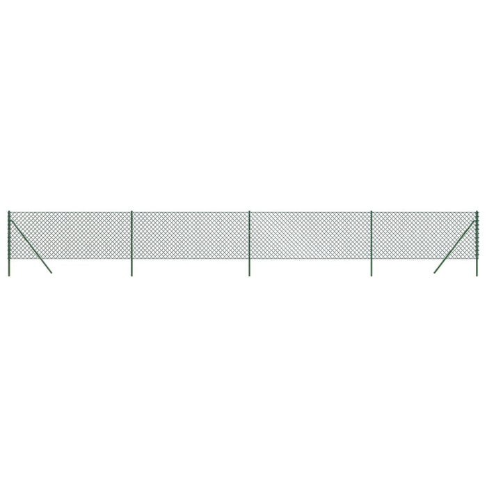 Gard de plasă de sârmă, verde, 1,1x10 m - WALTI WALTI