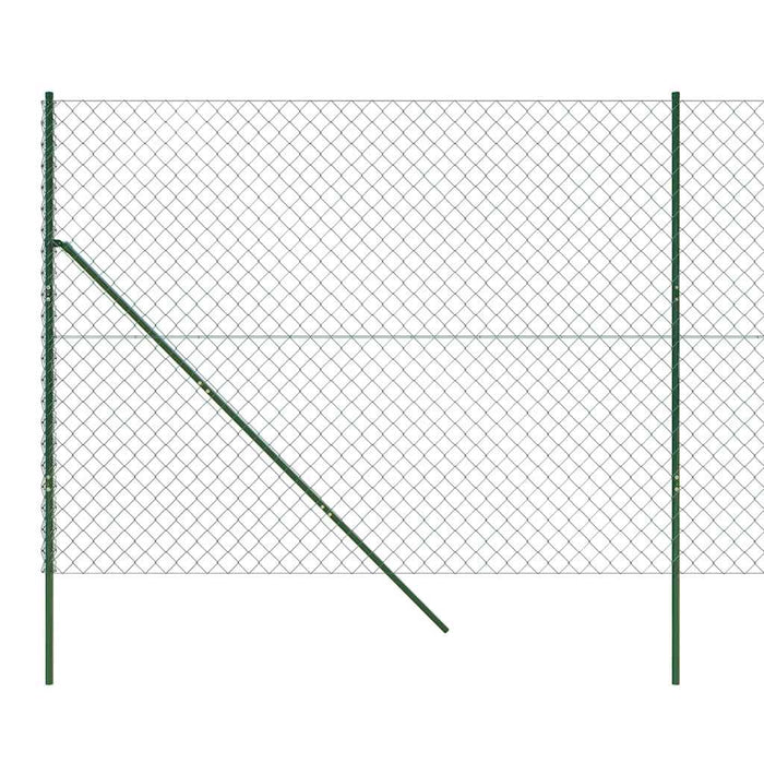 Gard de plasă de sârmă, verde, 1,4x10 m - WALTI WALTI
