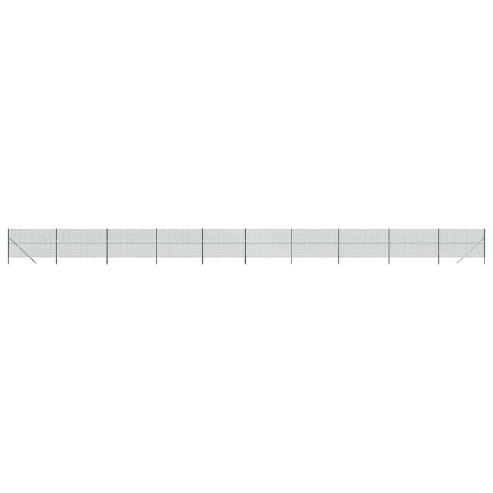 Gard de plasă de sârmă, verde, 1,6x25 m - WALTI WALTI