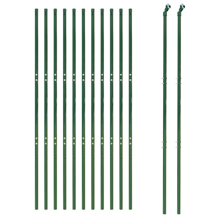 Gard de plasă de sârmă, verde, 1,6x25 m - WALTI WALTI
