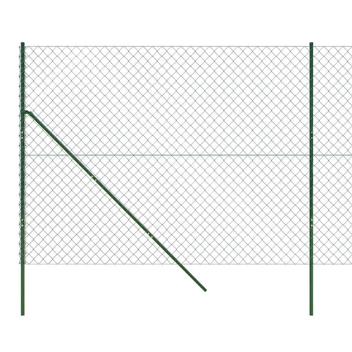 Gard de plasă de sârmă, verde, 1,6x25 m - WALTI WALTI