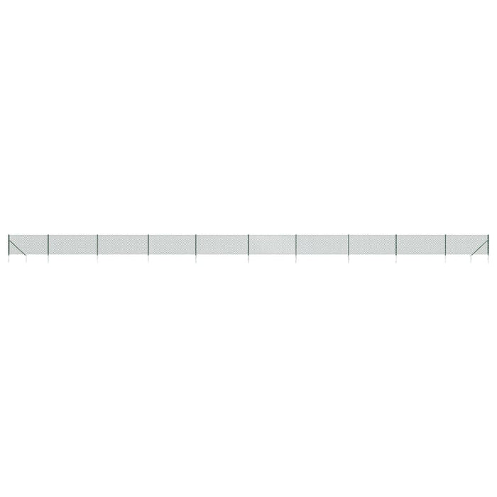 Gard plasă de sârmă cu țăruși de fixare, verde, 1x25 m WALTI