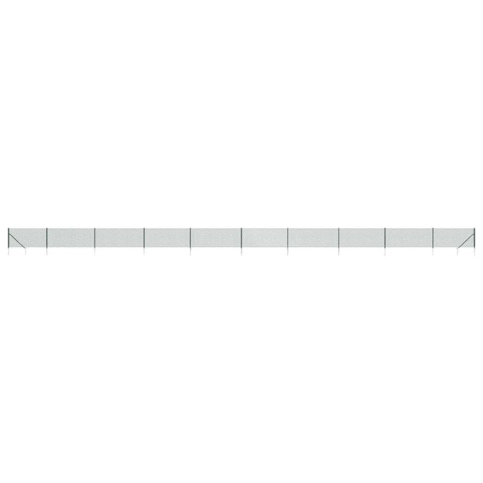 Gard plasă de sârmă cu țăruși de fixare, verde, 1,1x25 m - WALTI WALTI