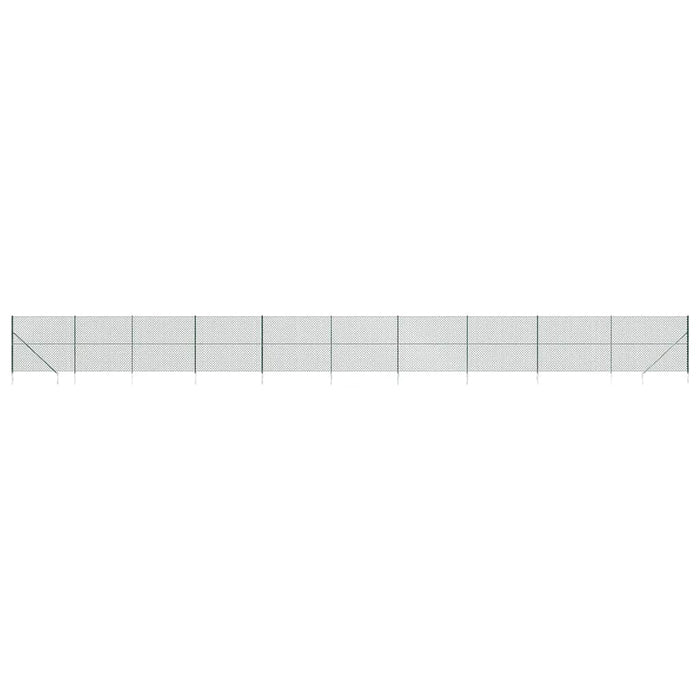 Gard plasă de sârmă cu țăruși de fixare, verde, 1,4x25 m - WALTI WALTI