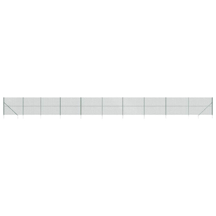 Gard plasă de sârmă cu țăruși de fixare, verde, 2,2x25 m - WALTI WALTI