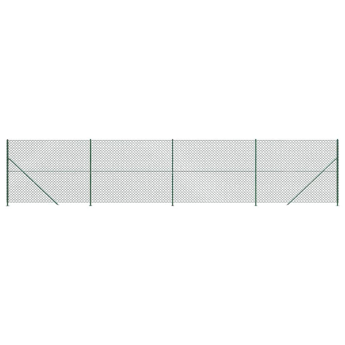 Gard plasă de sârmă cu bordură, verde, 1,6x10 m - WALTI WALTI