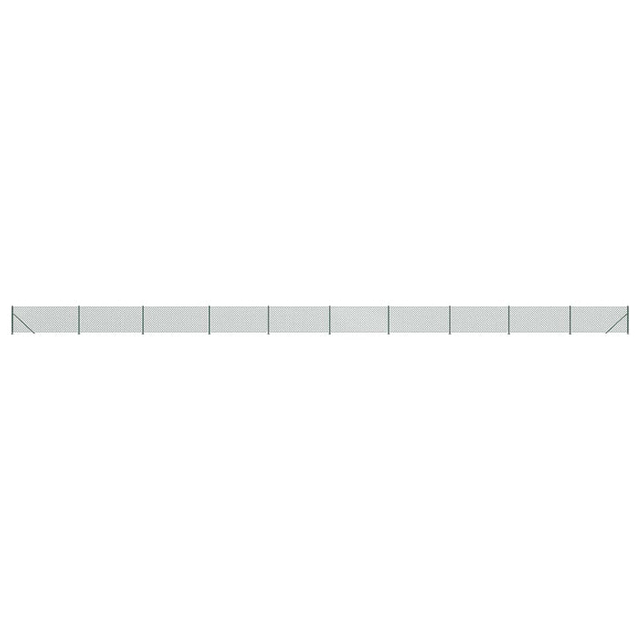 Gard plasă de sârmă cu bordură, verde, 1x25 m - WALTI WALTI