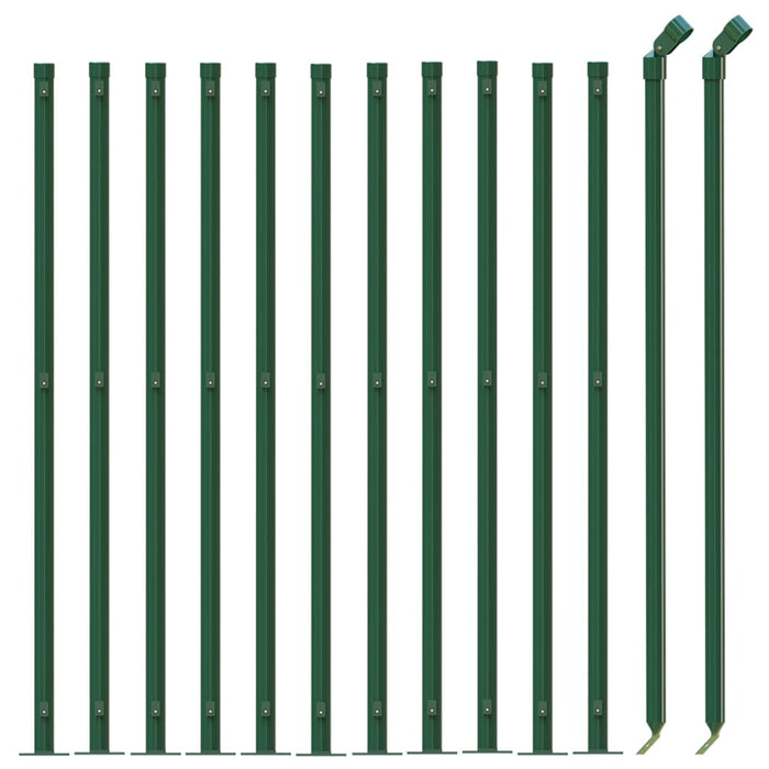 Gard plasă de sârmă cu bordură, verde, 1x25 m - WALTI WALTI