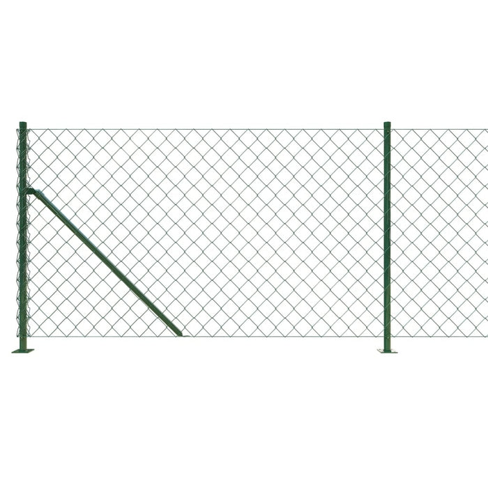 Gard plasă de sârmă cu bordură, verde, 1x25 m - WALTI WALTI