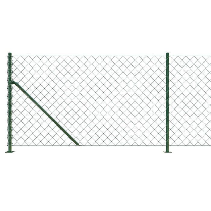 Gard plasă de sârmă cu bordură, verde, 1,1x25 m - WALTI WALTI