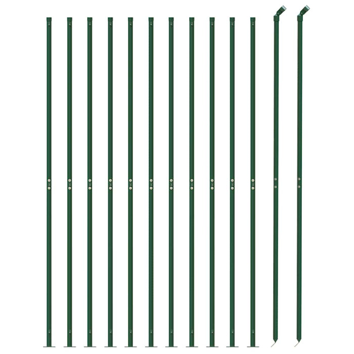 Gard plasă de sârmă cu bordură, verde, 1,4x25 m - WALTI WALTI