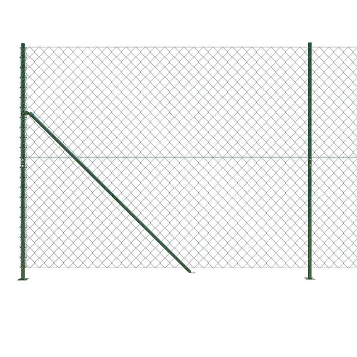 Gard plasă de sârmă cu bordură, verde, 1,4x25 m - WALTI WALTI