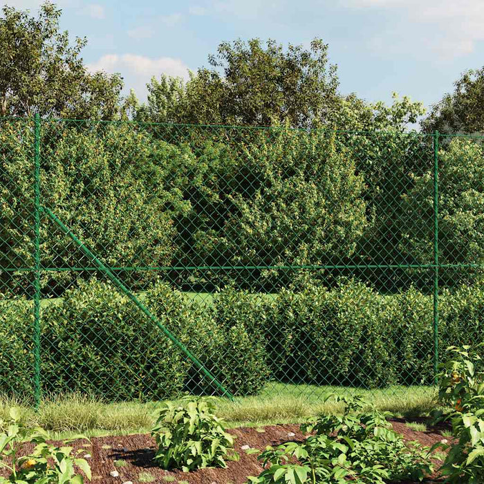 Gard plasă de sârmă cu bordură, verde, 1,4x25 m - WALTI WALTI