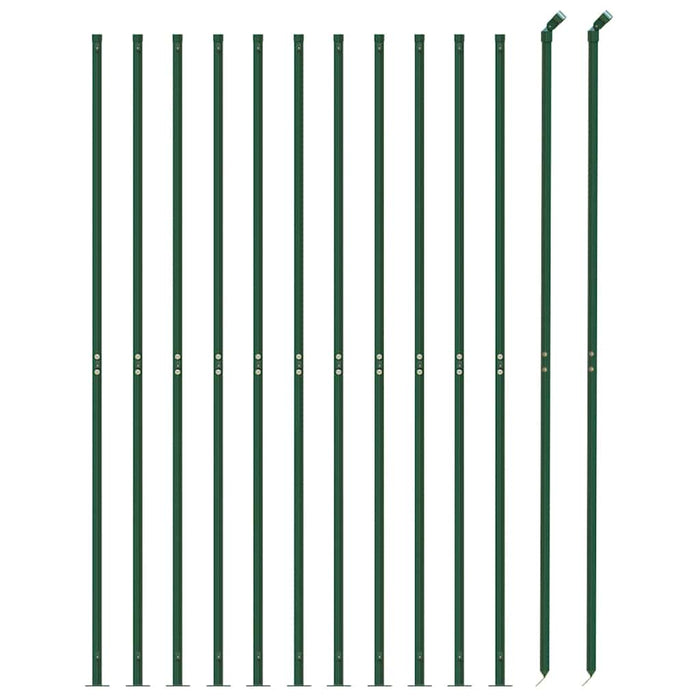 Gard plasă de sârmă cu bordură, verde, 1,6x25 m - WALTI WALTI