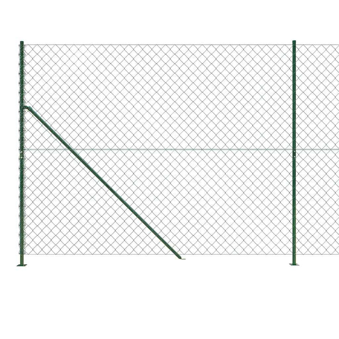 Gard plasă de sârmă cu bordură, verde, 1,6x25 m - WALTI WALTI
