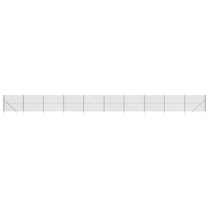 Gard plasă de sârmă cu țăruși de fixare, antracit, 1,8x25 m WALTI