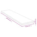 Raft de perete, 80x20x1,5 cm, bambus - WALTI WALTI
