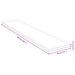 Raft de perete, 100x20x1,5 cm, bambus - WALTI WALTI