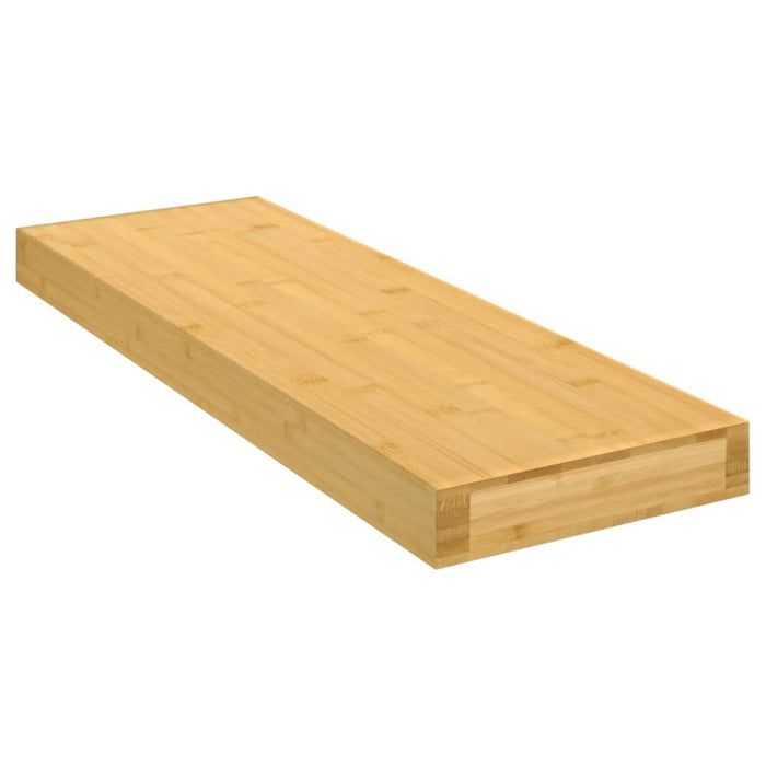 Raft de perete, 80x20x4 cm, bambus - WALTI WALTI