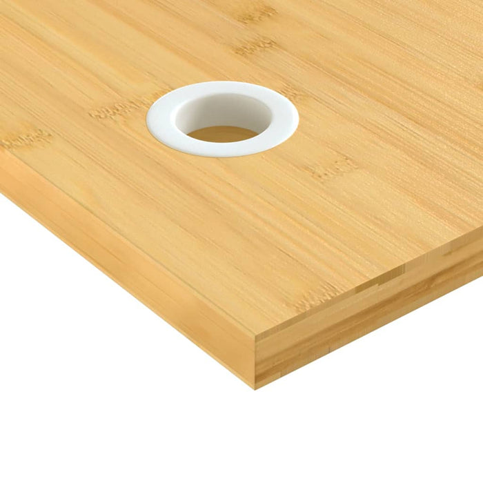 Blat de birou, 100x60x2,5 cm, bambus WALTI