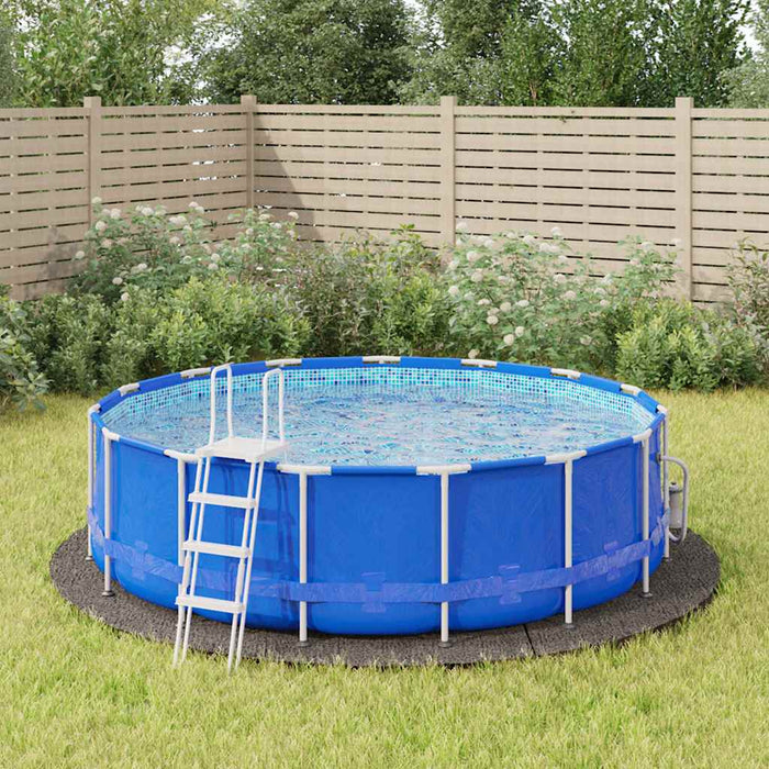 Acoperire geotextil piscină, gri deschis, Ø396 cm, poliester - WALTI WALTI