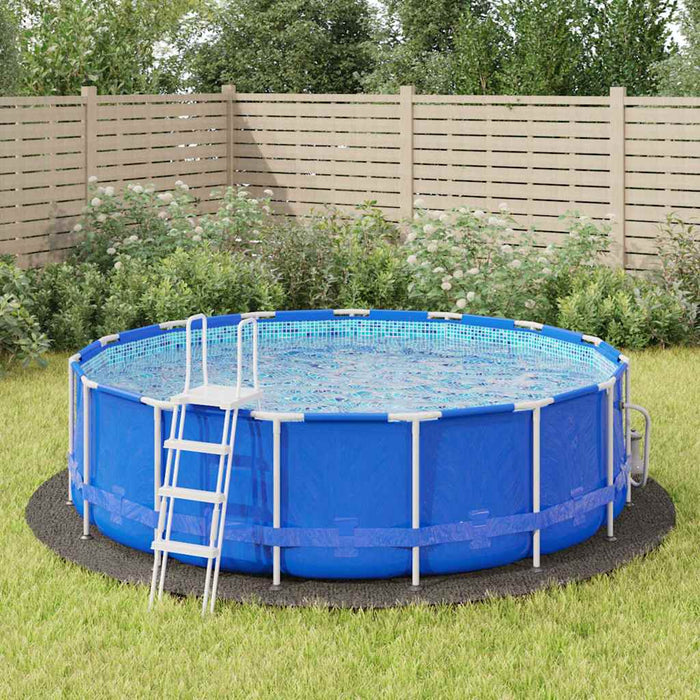 Acoperire geotextil piscină, gri deschis, Ø428 cm, poliester - WALTI WALTI