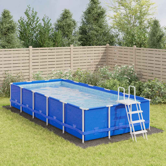 Acoperire geotextil piscină, gri deschis, 750x370 cm, poliester - WALTI WALTI