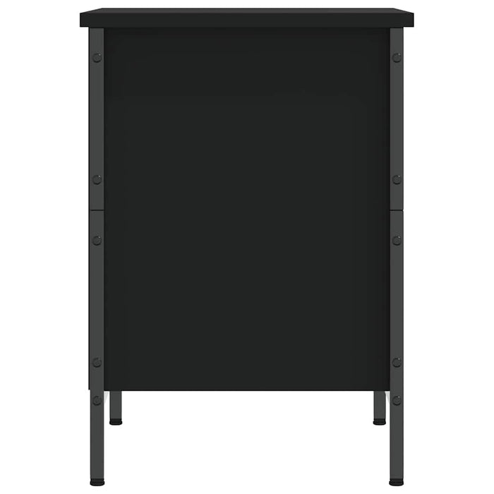 Dulap pentru pantofi, negru, 38x35x50 cm, lemn compozit - WALTI WALTI