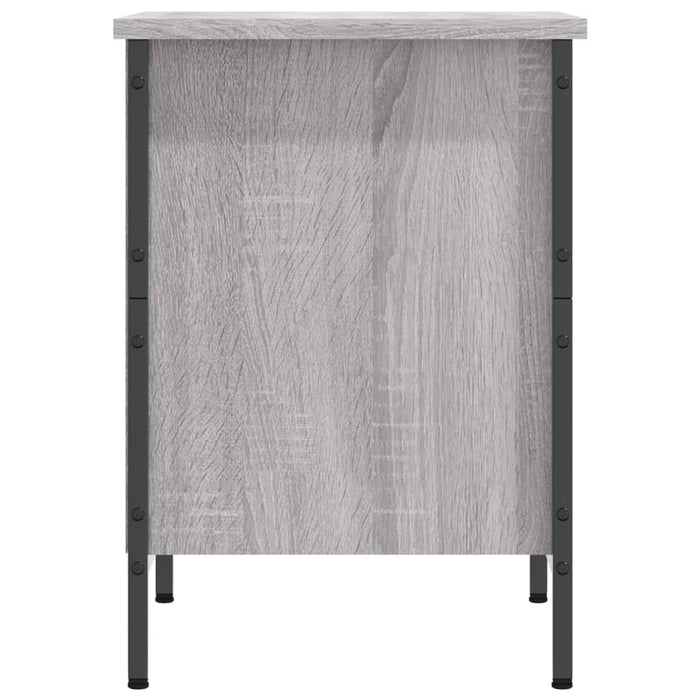 Pantofar, gri sonoma, 38x35x50 cm, lemn compozit - WALTI WALTI