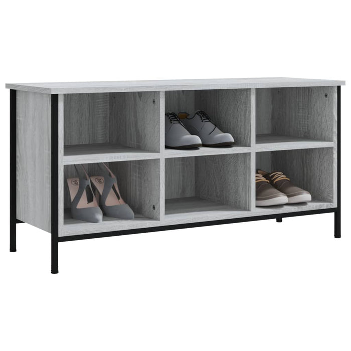 Pantofar, gri sonoma, 100x35x50 cm, lemn prelucrat - WALTI WALTI