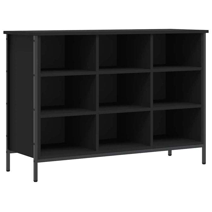 Pantofar, negru, 100x35x70 cm, lemn compozit - WALTI WALTI