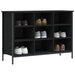 Pantofar, negru, 100x35x70 cm, lemn compozit - WALTI WALTI