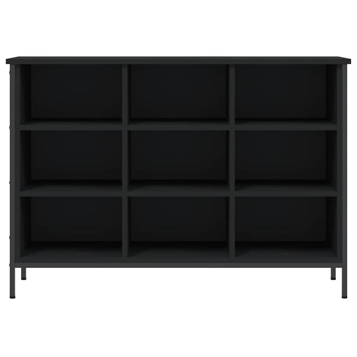 Pantofar, negru, 100x35x70 cm, lemn compozit - WALTI WALTI
