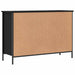 Pantofar, negru, 100x35x70 cm, lemn compozit - WALTI WALTI