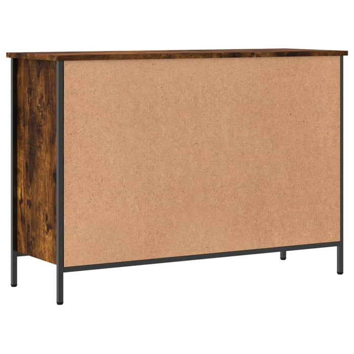 Pantofar, stejar fumuriu, 100x35x70 cm, lemn compozit - WALTI WALTI