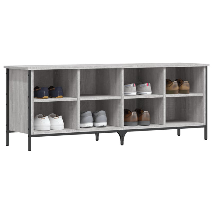 Pantofar, gri sonoma, 131x35x50 cm, lemn compozit - WALTI WALTI