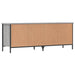 Pantofar, gri sonoma, 131x35x50 cm, lemn compozit - WALTI WALTI