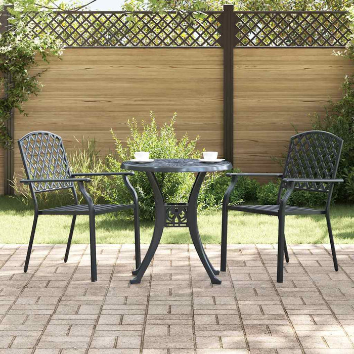 Scaun 2 pcs Antracit 56 x 65 x 89cm Oțel - WALTI WALTI
