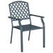 Scaun 4 pcs Antracit 56 x 65 x 89cm Oțel - WALTI WALTI