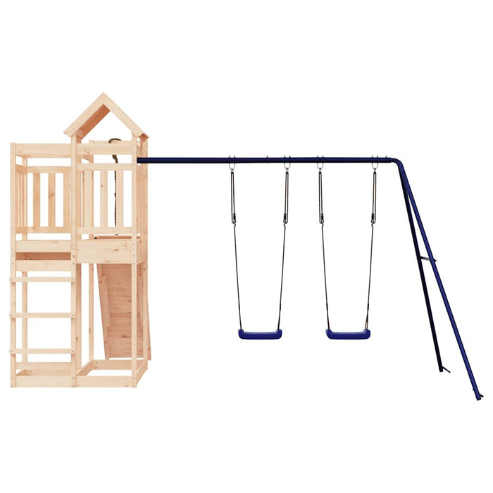 Set de joacă pentru exterior, lemn masiv de pin - WALTI WALTI