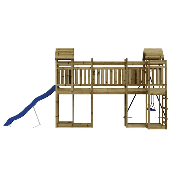 Set de joacă pentru exterior, lemn de pin impregnat - WALTI WALTI