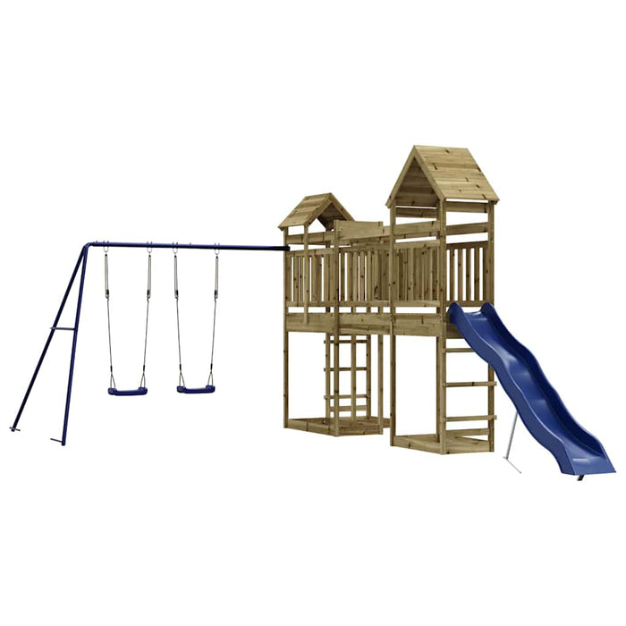 Set de joacă pentru exterior, lemn de pin impregnat - WALTI WALTI