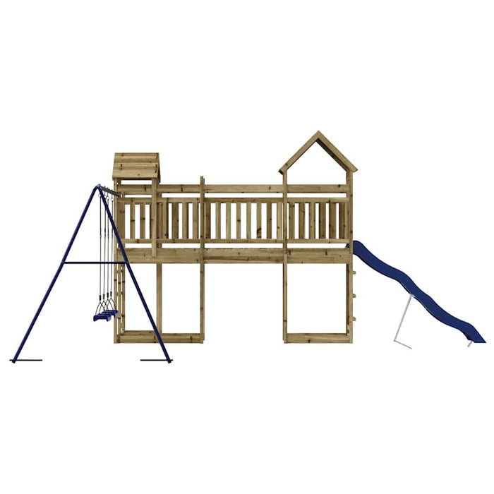 Set de joacă pentru exterior, lemn de pin impregnat - WALTI WALTI