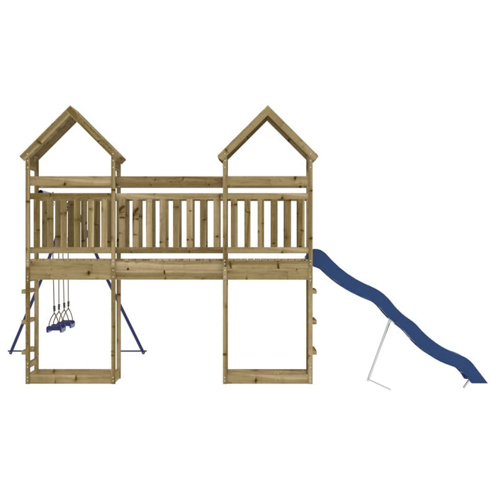 Set de joacă pentru exterior, lemn de pin impregnat - WALTI WALTI
