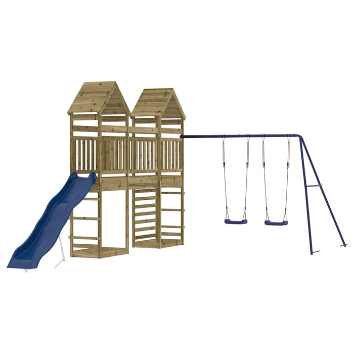 Set de joacă pentru exterior, lemn de pin impregnat - WALTI WALTI