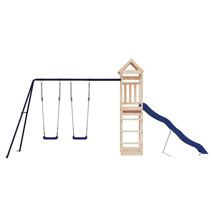 Set de joacă pentru exterior, lemn masiv de pin - WALTI WALTI