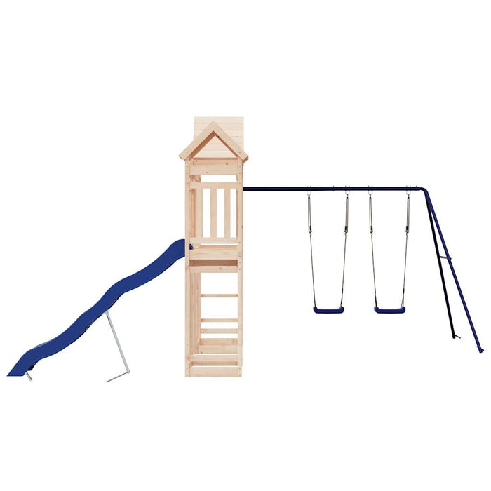 Set de joacă pentru exterior, lemn masiv de pin - WALTI WALTI