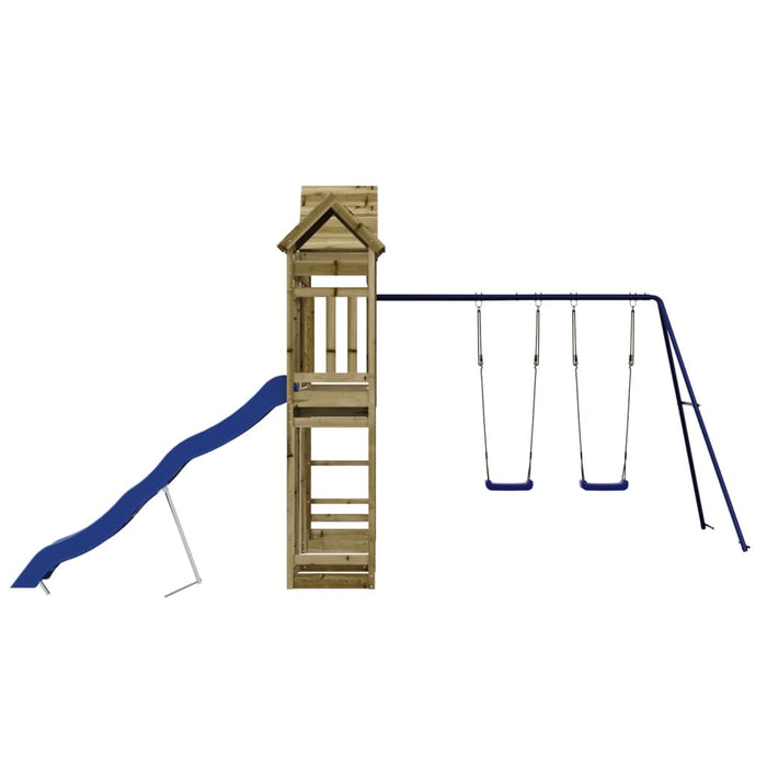 Set de joacă pentru exterior, lemn de pin impregnat WALTI